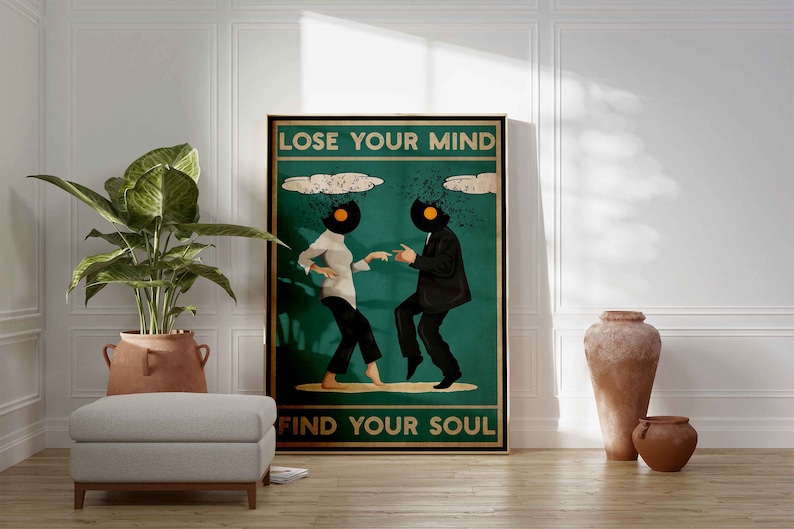 Vintage Poster - Pulp Fiction Lose Your Mind Find Your Soul Vintage Print Movie Cool Print Gift Idea Wall art poster print Sizes A2A3A4 image 4