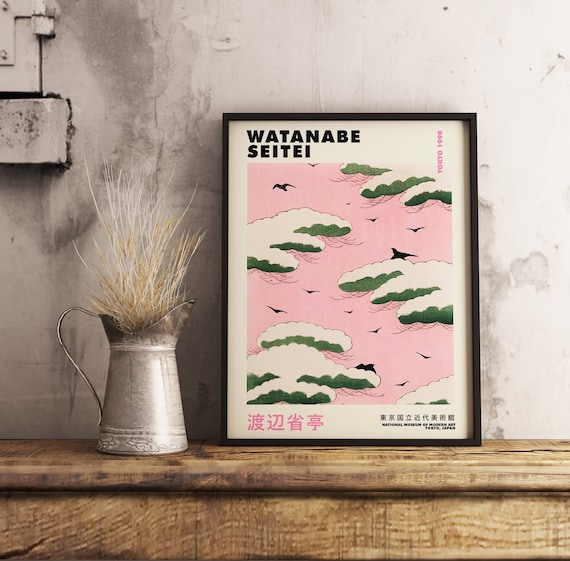 Pink Sky by Watanabe Seitei, Japanese Art Print, Vintage Print, Trendy Japanese Print, Seitei Print, Wall Art Poster Print Sizes A2 A3 A4 - Etsy Pink Sky by Watanabe Seitei, Japanese Art Print, Vintage Print, Trendy Japanese Print, Seitei Print, Wall Art Poster Print Sizes A2 A3 A4 - Etsy