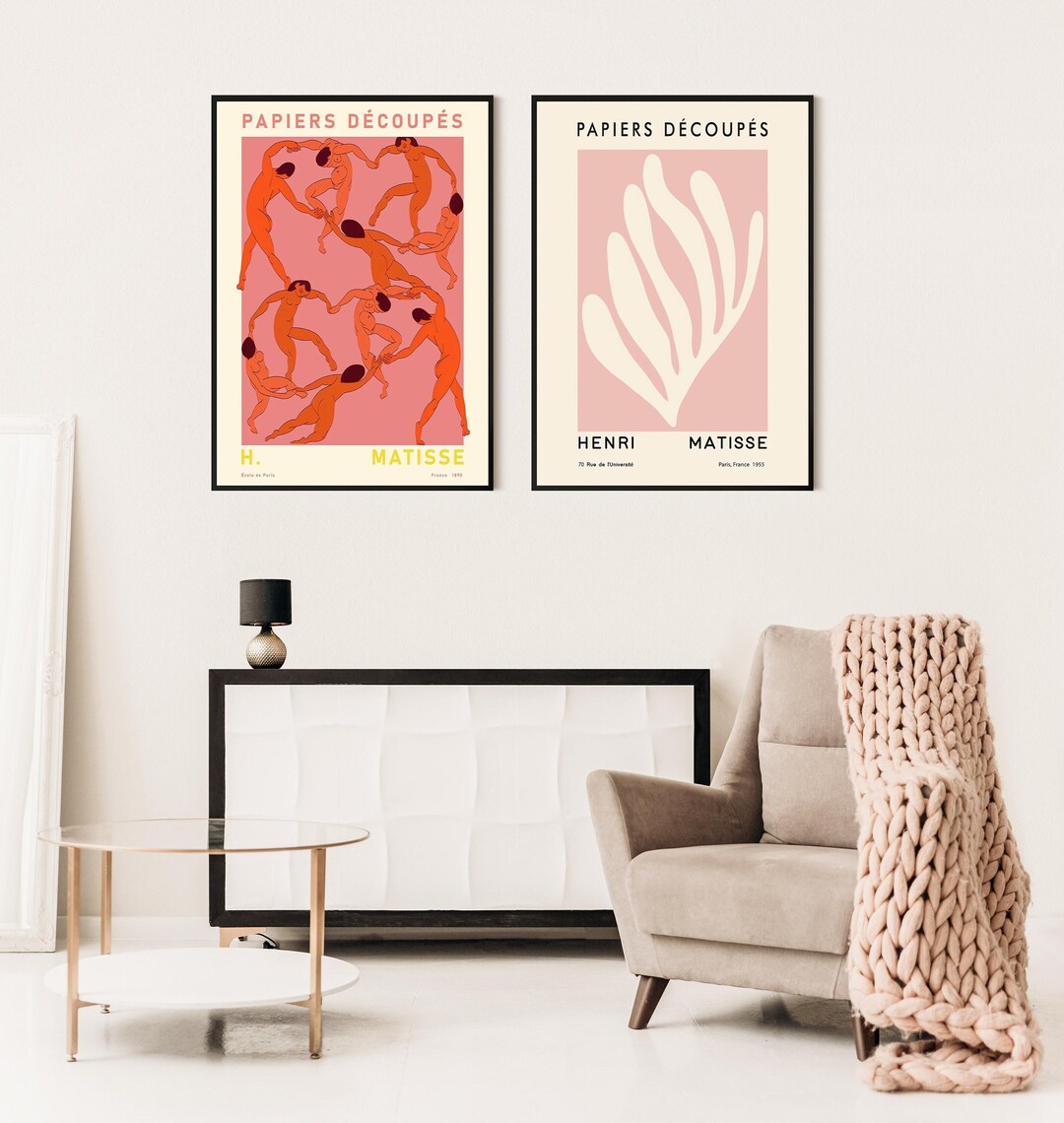 Henri Matisse Set of 2 Art Posters, Gallery Quality Prints, Wall Art ...