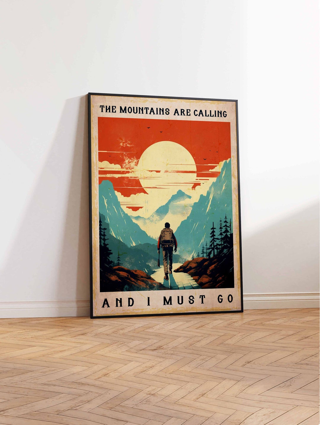 Mountains Poster, Nature Poster, Traveler Poster, Nature Art Print, the
