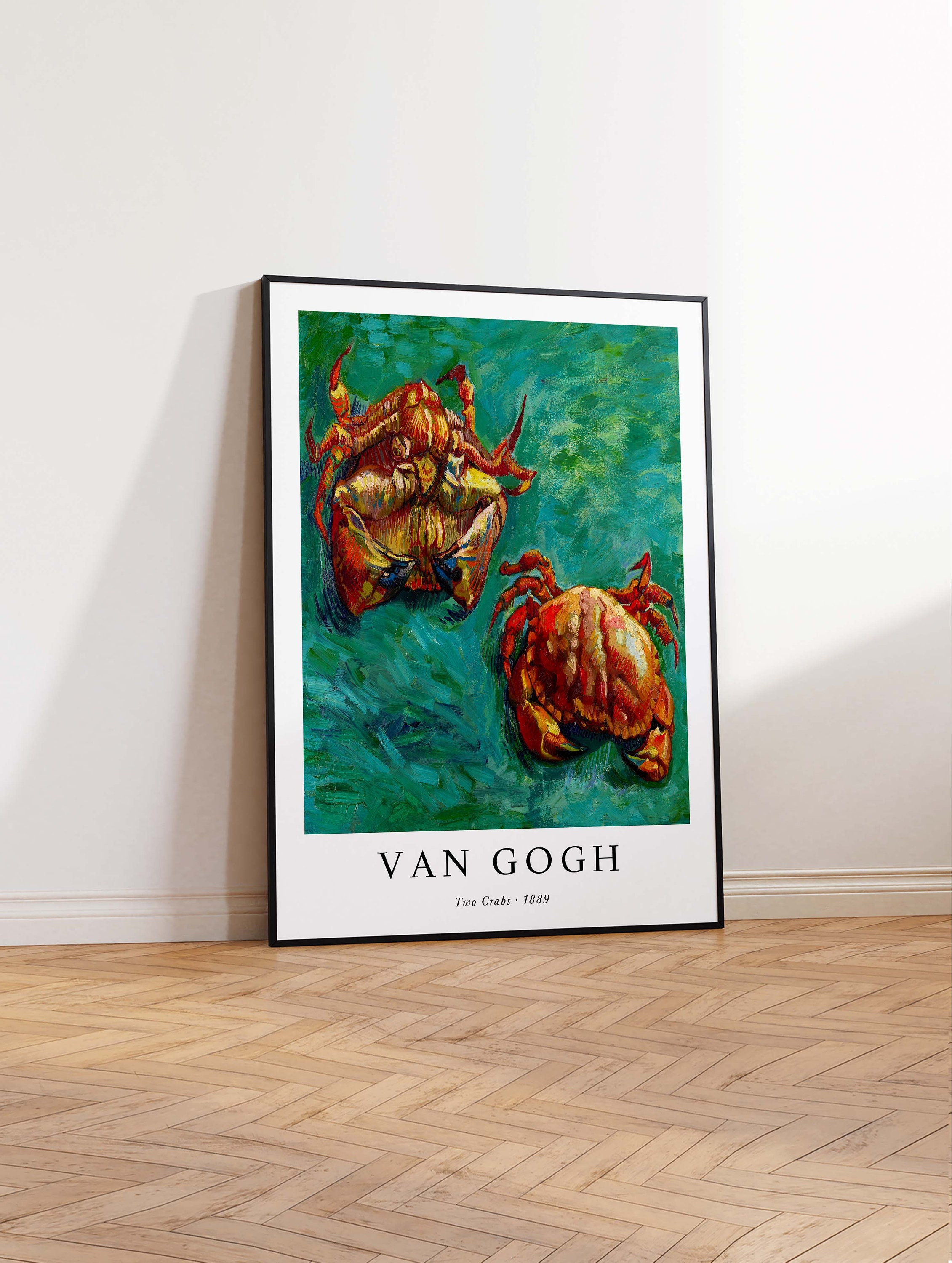 Vincent Van Gogh Poster Van Gogh Two Crabs Van - Etsy