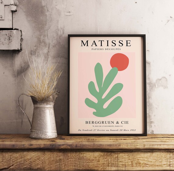 アンリ・マティス THE CUT-OUTS 額装ポスター The Cut-Outs / Henri Matisse アンリ・マティス - books used