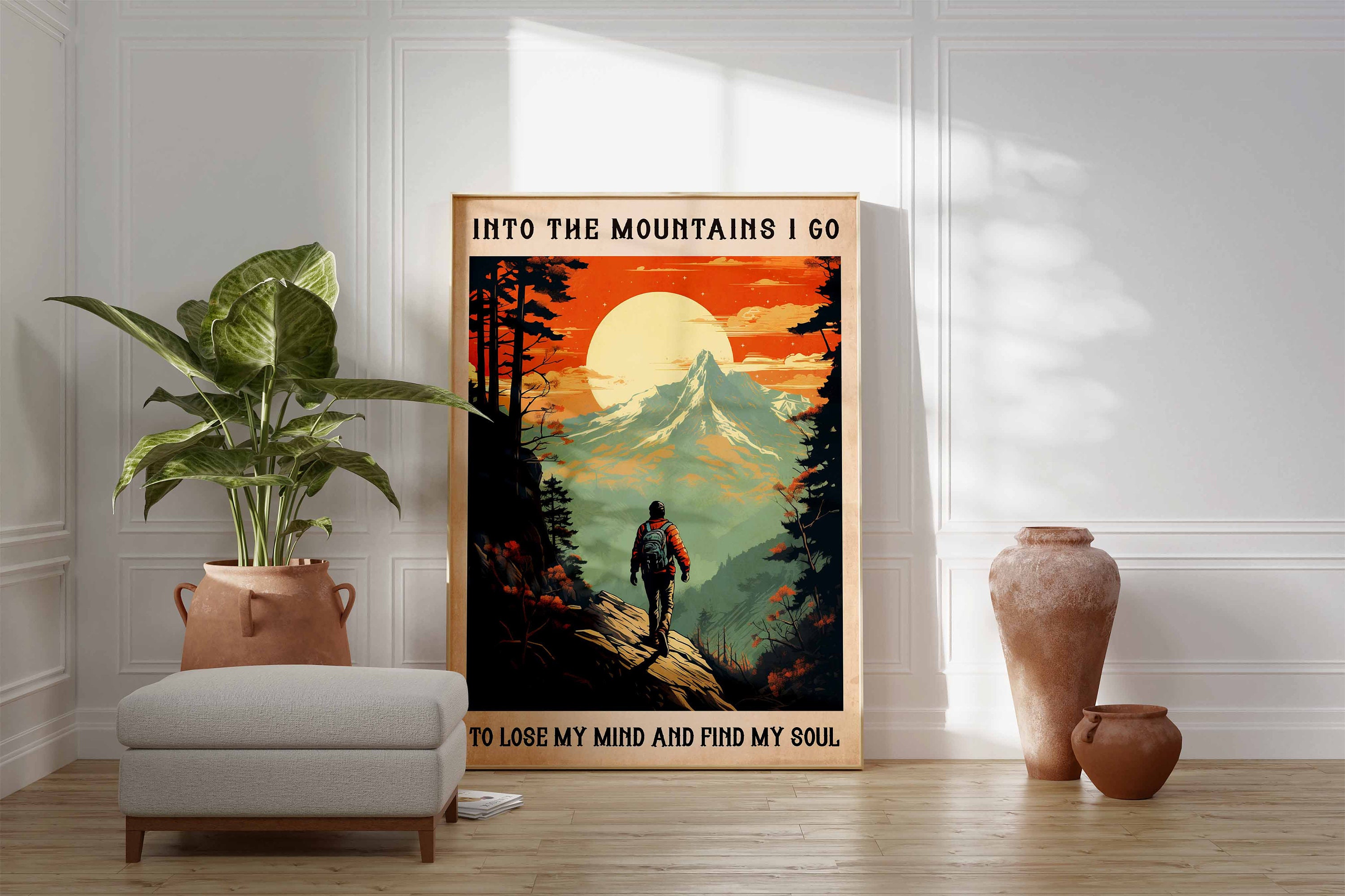Mountains Poster, Nature Poster, Traveler Poster, Nature Art Print