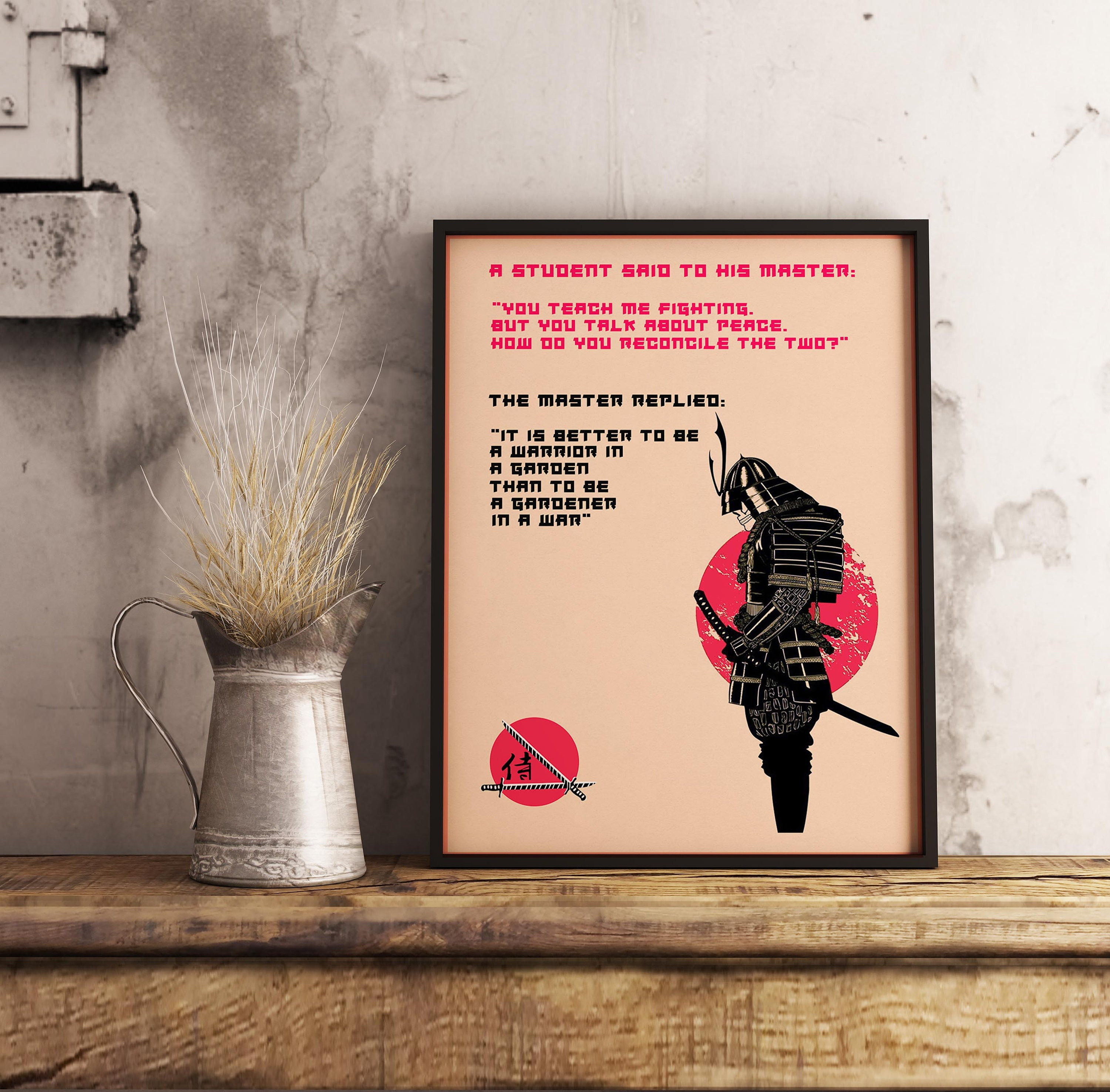 Its Better To Be A Warrior In A Garden Than A Gardener In A War It Is Better To Be A Warrior In A Garden Than A Gardener In A | Etsy Canada