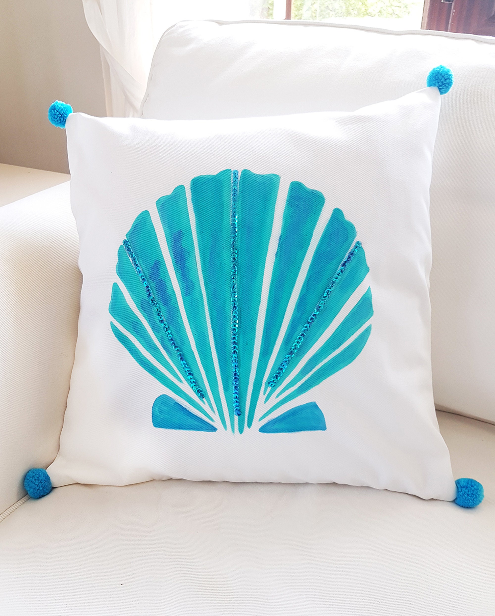 seashell pillow covers