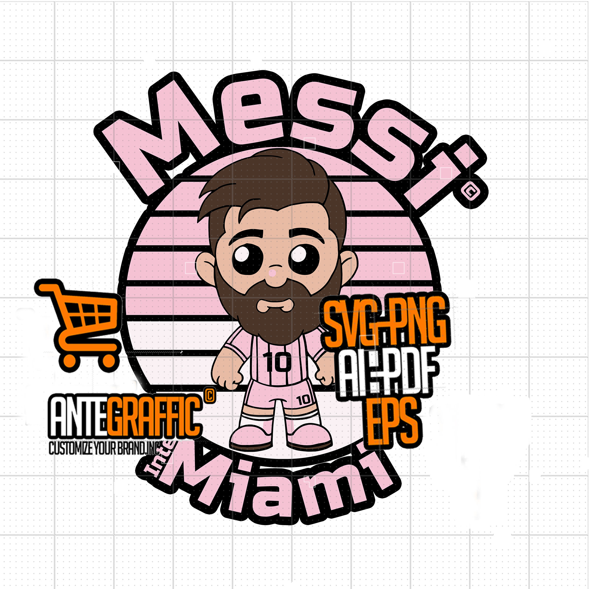 Camiseta Inter Miami 2023 Messi Personalizada c/ Nome