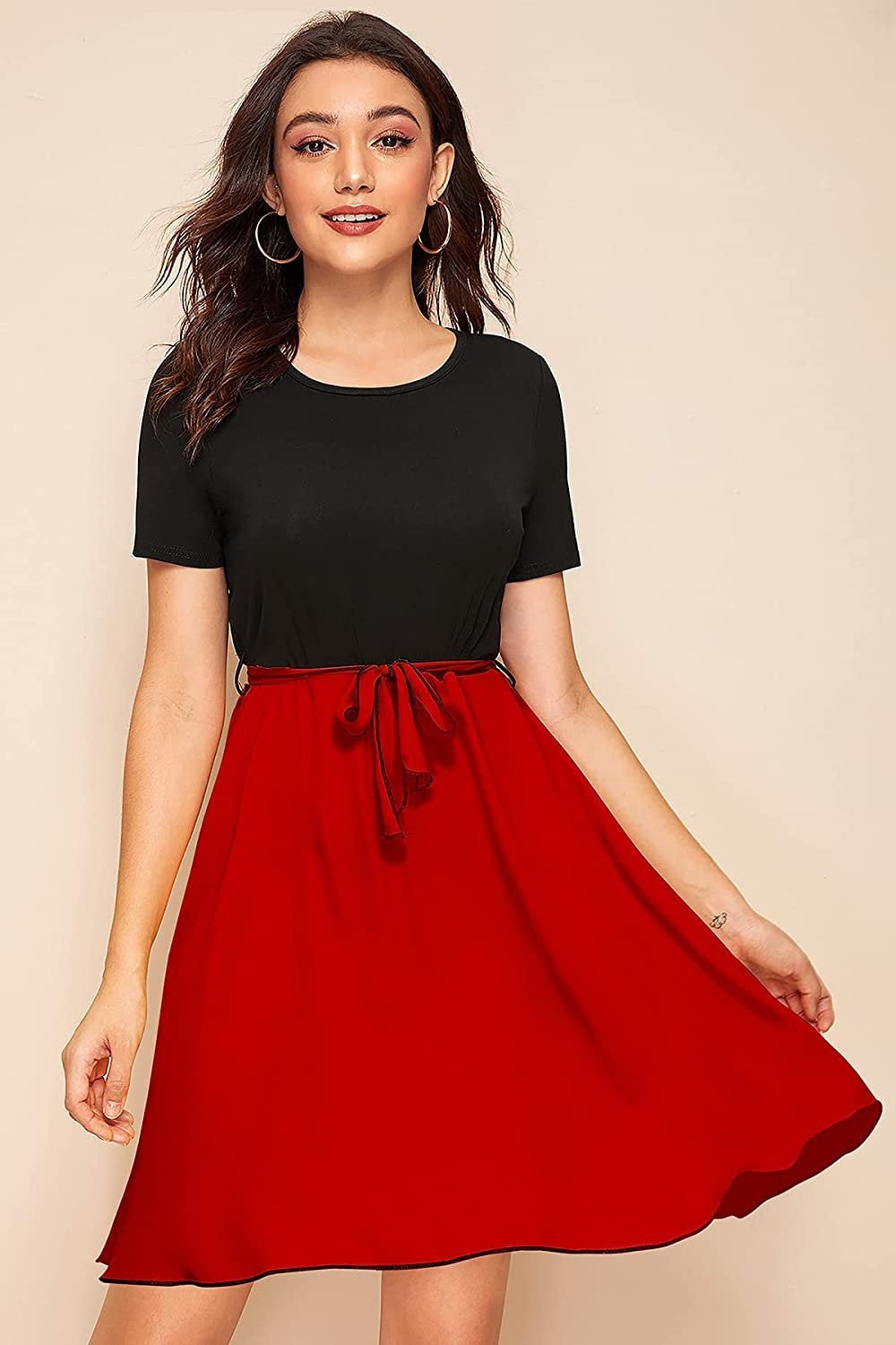 red homecoming dresses short
