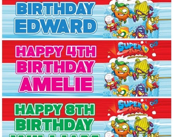 2 Personalised Charlie And Lola Birthday Celebration Banners Decoration Posters