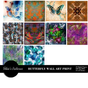 Schmetterling Wand Kunst Druck, Schmetterling Dekor Wohnzimmer Druck, Schmetterling Wand Kunst digitaler Download, Schmetterling Wand Kunst Set, Schmetterling druckbare
