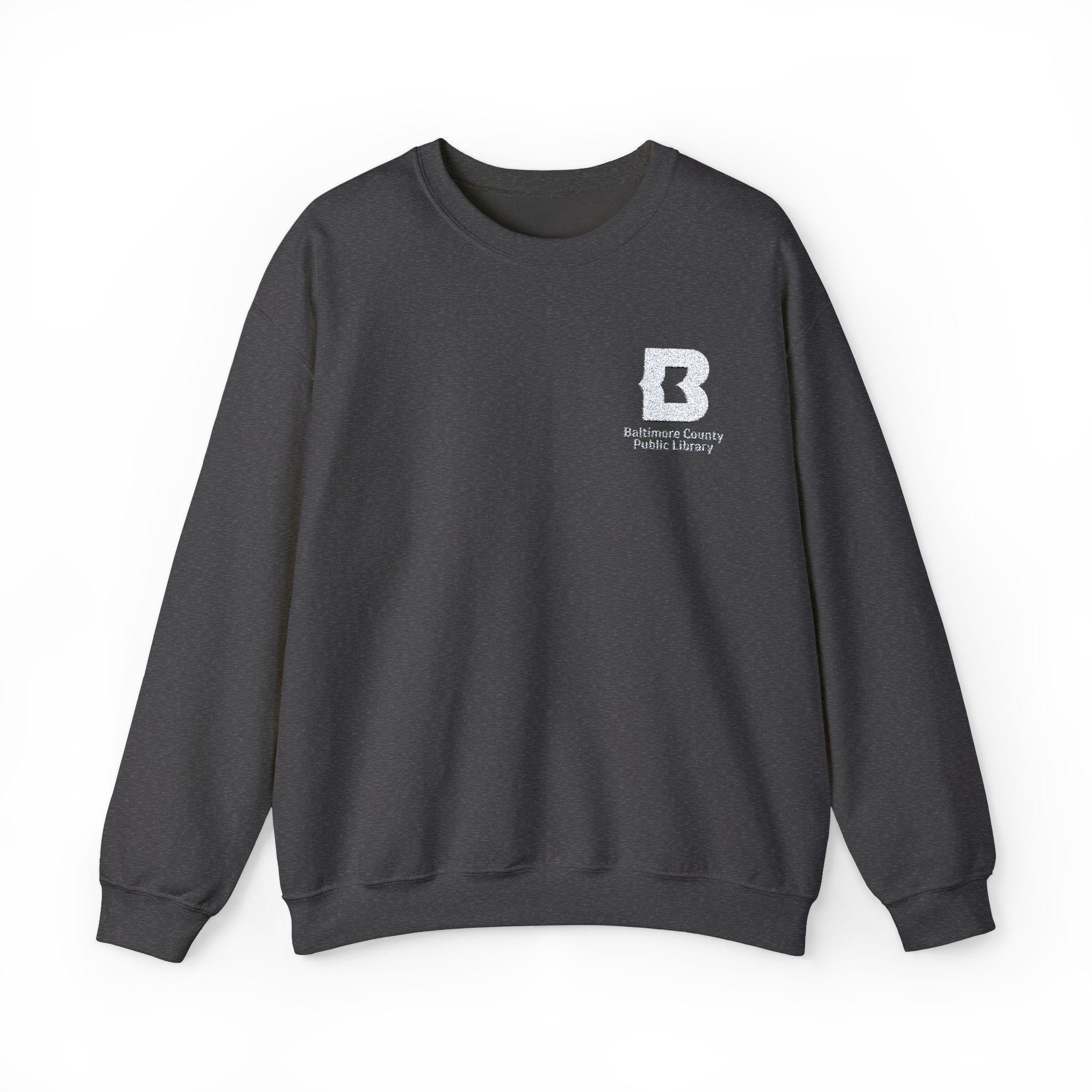 Long Sleeve [Out of Print] Library Stamp Sweatshirt (Grey) (Womens) The Last Of Us Part II Photos Womens Slouchy Sweatshirt