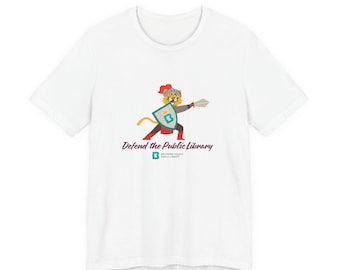 Defend the Public Library Unisex Jersey Short Sleeve Tee