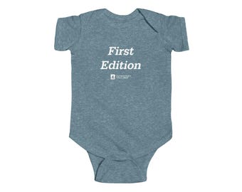First Edition baby bodysuit | Newborn milestone onesie