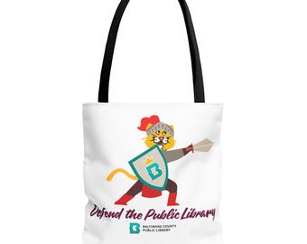 Defend the Public Library Tote Bag