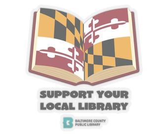 Maryland Reads Kiss-Cut Sticker
