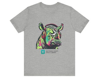 Rock Out for Reading! Unisex Tee - Library Support, Airlume Cotton, Tear-Away Label, Made in USA, Literary Gift Shirt