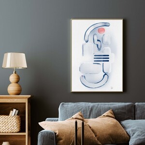 Droid Abstract | Watercolour Wall Art