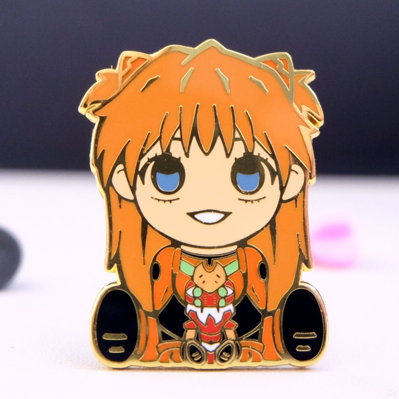 Chibi Eva Enamel Pins - Etsy