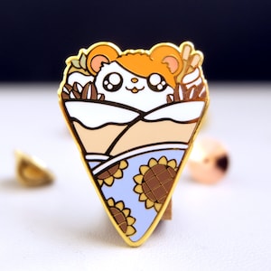 Épingle en crêpe émail pour hamster