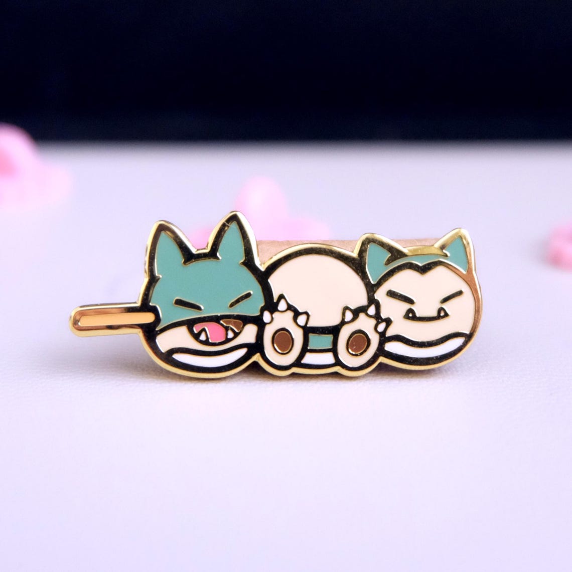 Dango Pin Sleepy Dango Enamel Pin - Etsy