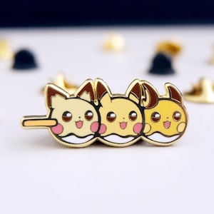 Pika Dango Enamel Pin