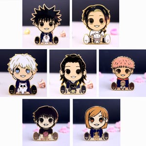 Chibi Sorcerer Enamel Pins