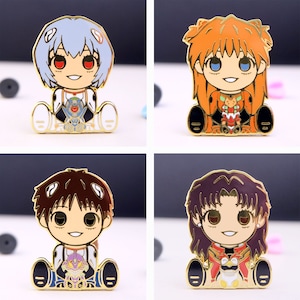 Épinglettes en émail Eva Chibi