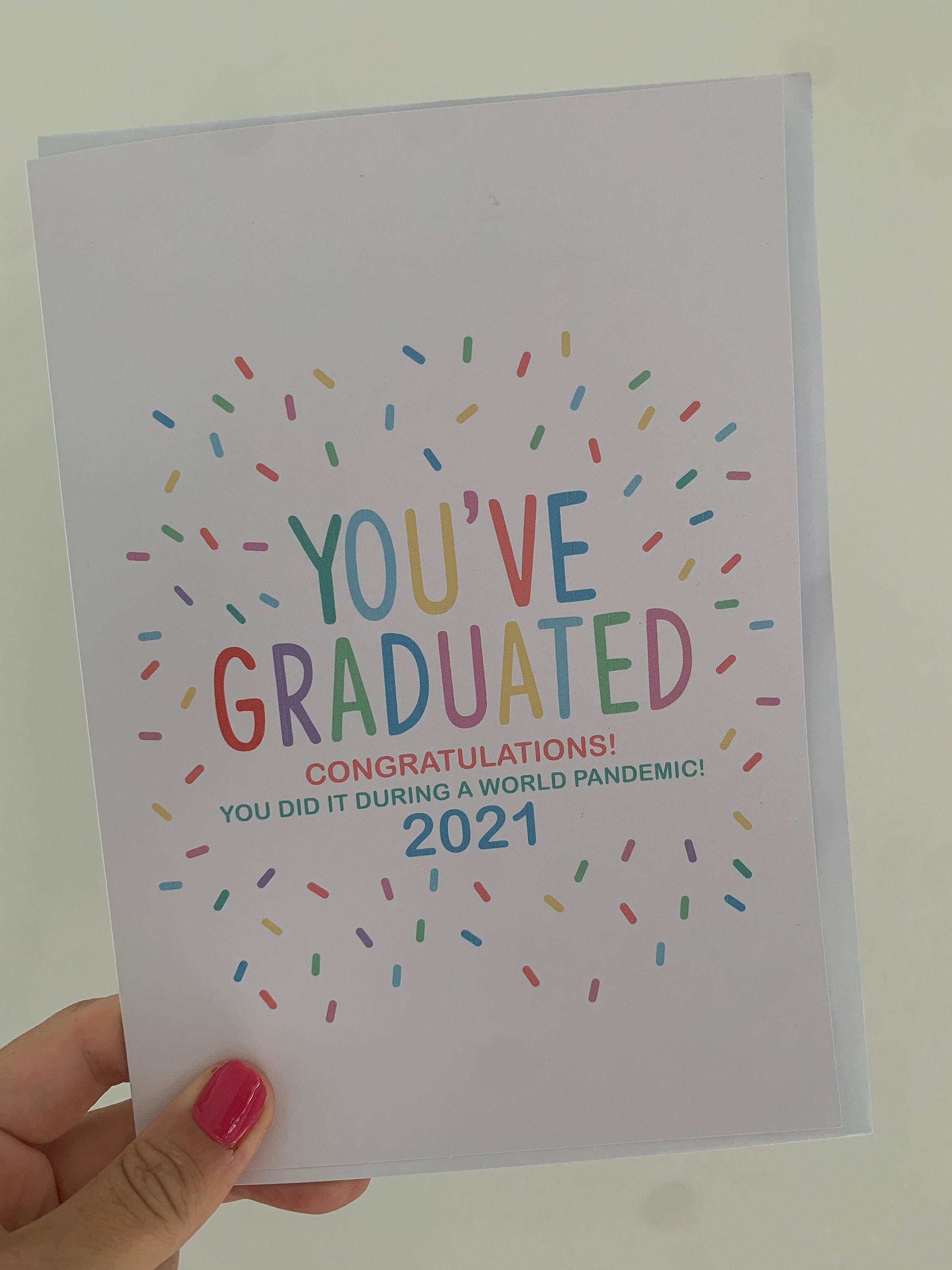 Graduation Card You've Graduated Card Exams Student Etsy