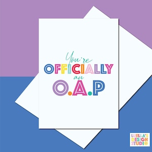 Officiellement une carte O.A.P | Carte de retraité