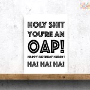 d'anniversaire personnalisée OAP | Carte drôle de retraité