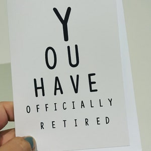Carta in pensione / Hai una carta ufficialmente in pensione / Carta di pensionamento / Carta OAP