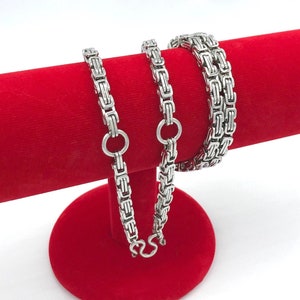 26-28 inches 5.5 mm,Can Hang Amulet 3 points,Stainless Steel Chain,Thai Jewelry,Necklaces for Men,Amulet Buddha Necklace,Birthday Gift