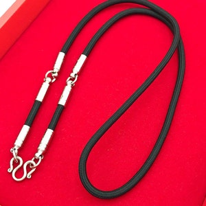 26 inches 4 mm Thickness,Stainless Steel,Cuban Chain,Curb Chain,Amulet Buddha Necklaces for Men,Birthday Gift for Him,Gift for Dad