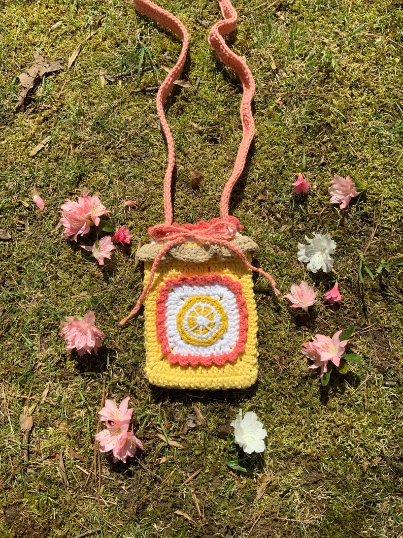 Fruit Jam Bag Crochet PATTERN English Spanish Beginner Etsy