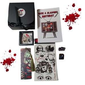 Horror birthday themed bundle gift set scream Chucky Annabelle gift horror films