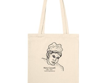 Mary Cassatt - Impressionist Painter | Premium Tote Bag Natural