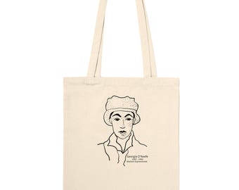 Georgia O'Keefe - Painter | Premium Tote Bag Natural