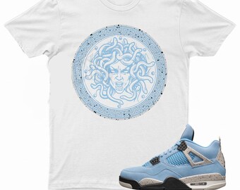 Air Jordan 4 Blue Etsy