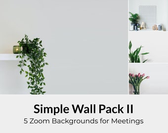photo Office Minimalist Simple Zoom Background zoom background office etsy
