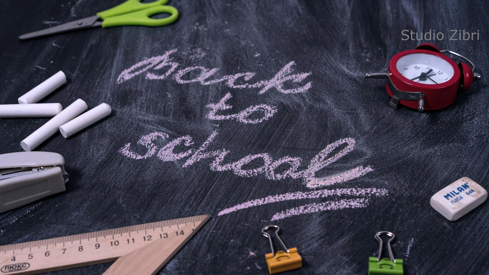Chalkboard Zoom Background Pack for Teachers and Virtual Classroom