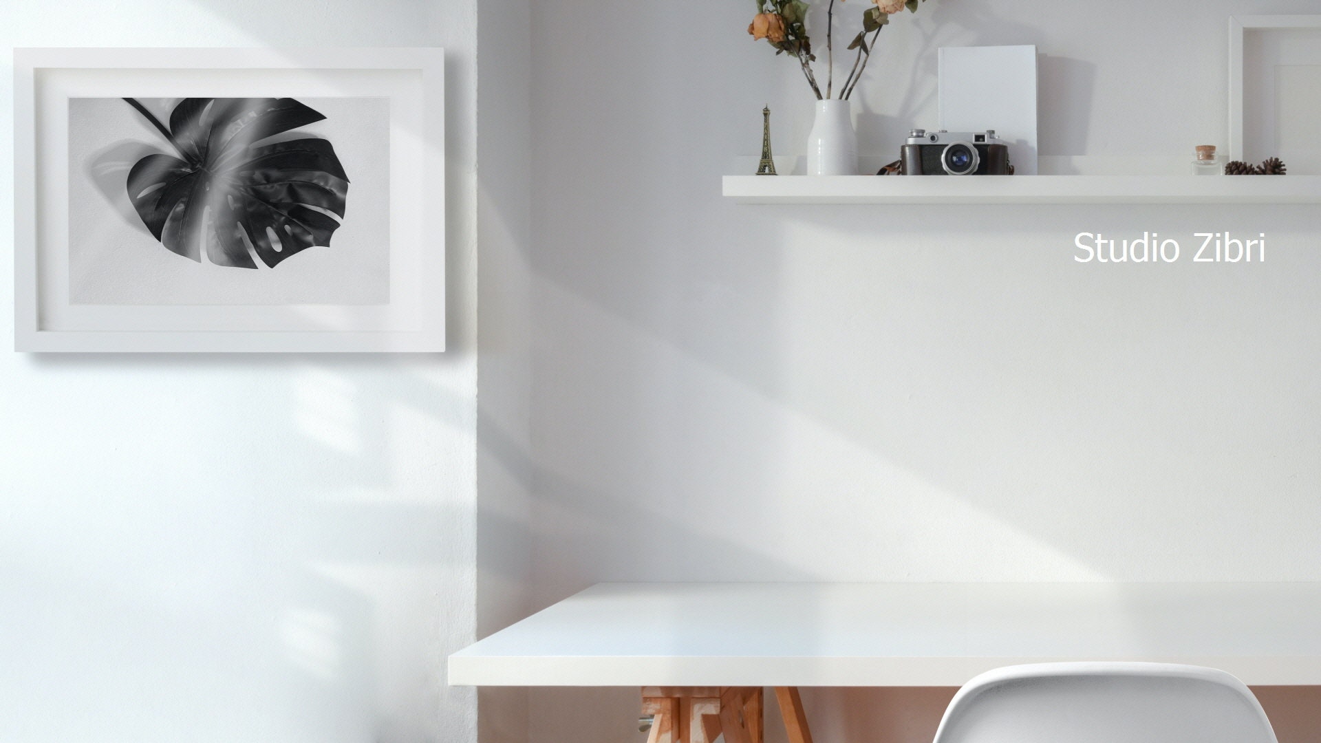 Home Office Zoom Background Pack for Virtual Meetings, Instant Download