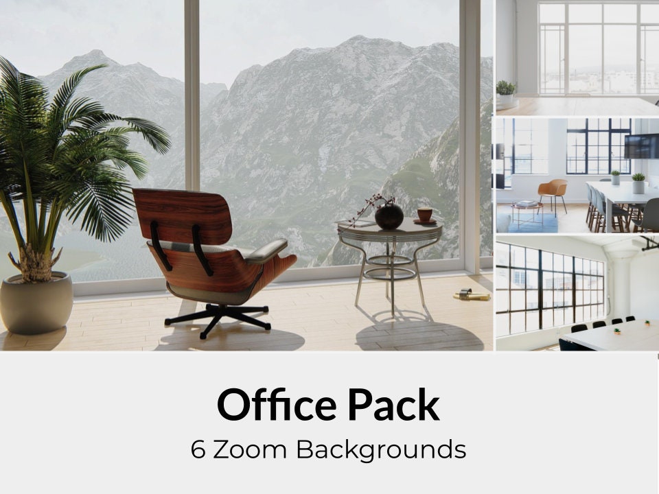 Office Zoom Background Pack for Virtual Meetings Instant - Etsy New Zealand