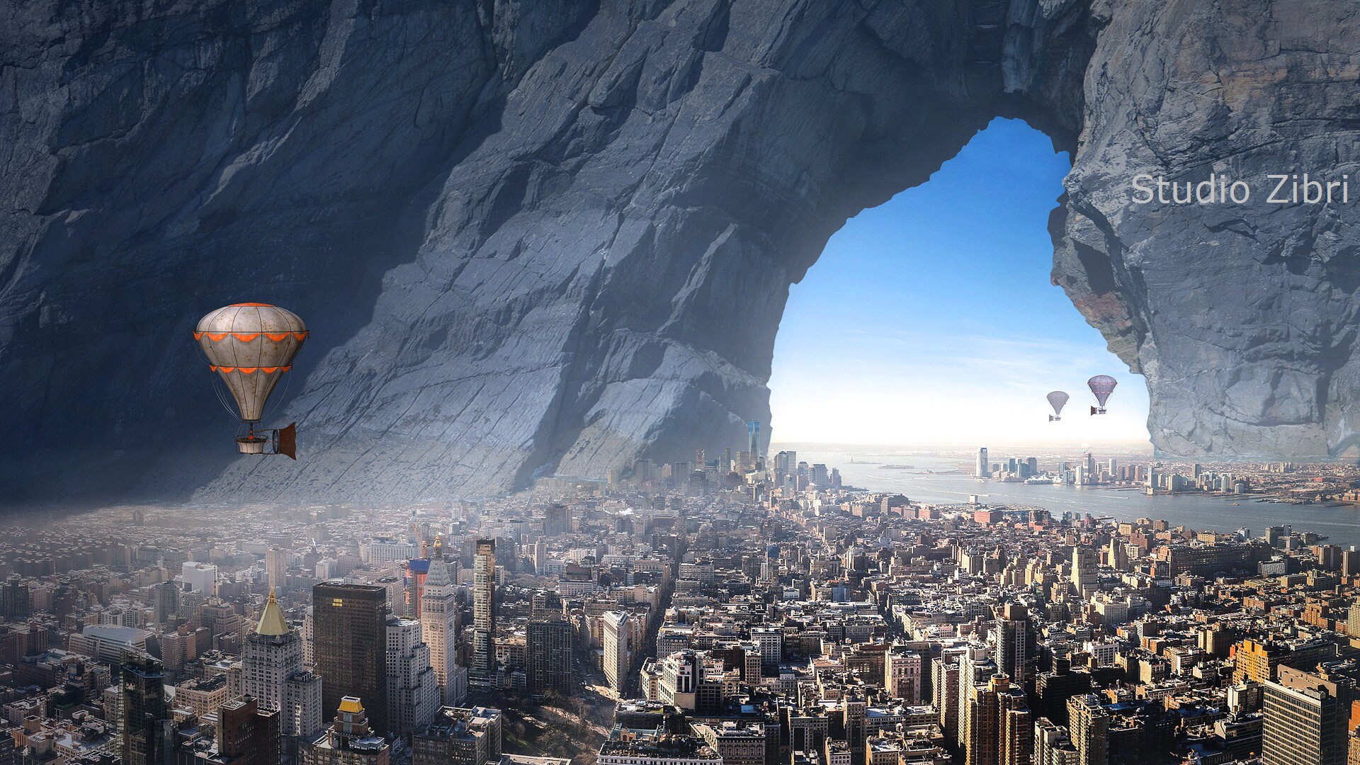 Fantasy Landscape Zoom Background Pack, Instant Download, Virtual