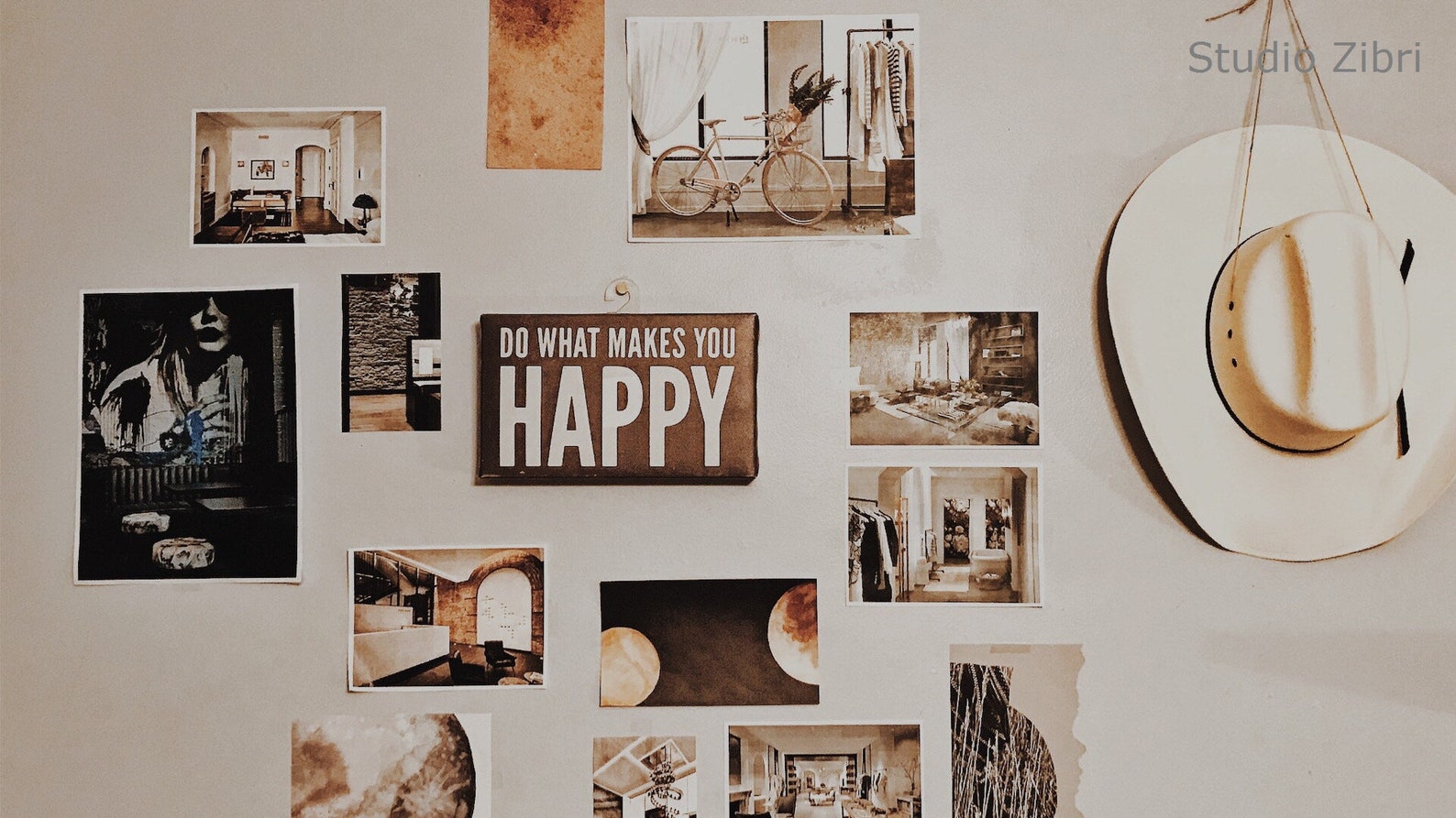 Gallery Wall Zoom Background Pack II Instant Download Virtual