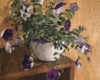 Chani Cohen Zada, Petunias fest – Judisk väggkonst, israelisk konst, samtida judaisk canvastavla