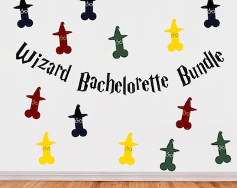 Wizard Bachelorette Party Games Bundle | HP Themed Bachelorette Printable Games | Drinking Games | Scavenger Hunt | Hen Party