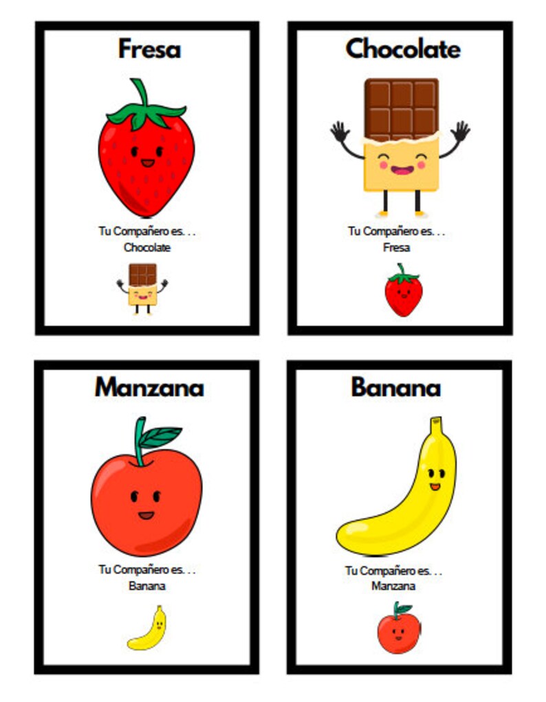 Peanut Butter and Jelly Partner Pairing Cards Classroom Decor Classroom ...