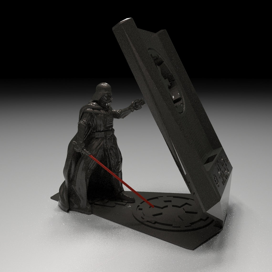 Phone holder Stand Base Star Wars Darth Vader for 3D | Etsy