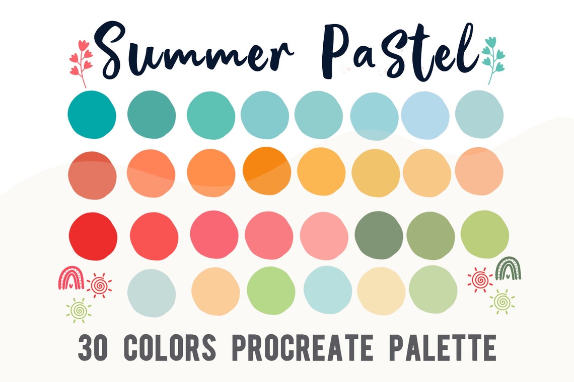 pastel summer colors pastel summer colors