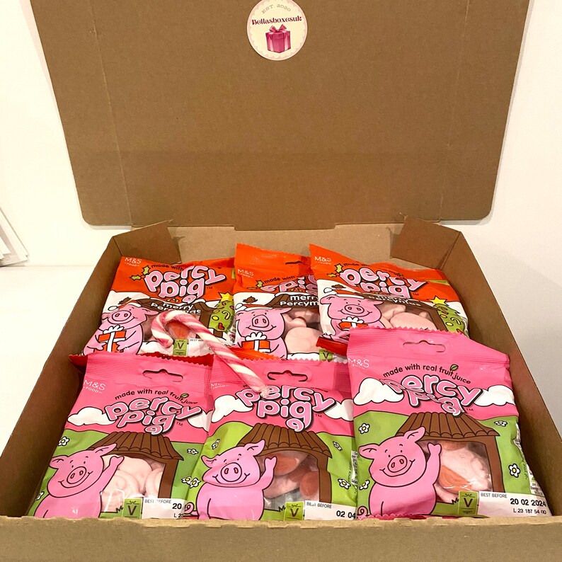 The Ultimate Percy Pig Christmas Sweets Box Etsy UK