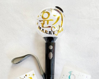 Calcomanía luminosa Army Bomb de Yoongi "Cásate conmigo" - Gira de Suga/Agust D 2023